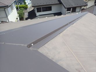 佐倉市　棟板金交換工事
