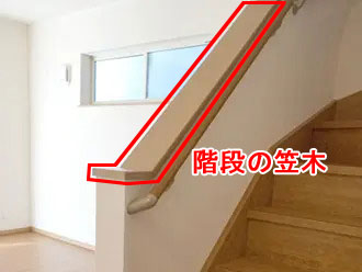 階段の笠木