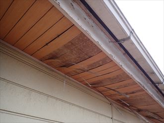 佐倉市　軒天の状態