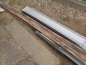 八街市　取り外した棟板金