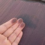 スレート屋根のチョーキング現象