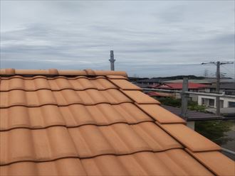 木更津市　棟瓦戻し完了