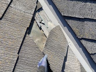 スレートの破損