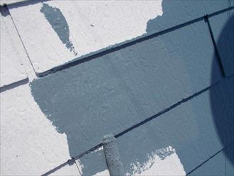 金属屋根の塗装