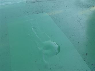 防水層の膨れ