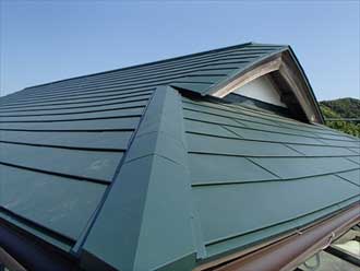 スーパーガルテクトの屋根