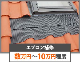 エプロン補修の費用