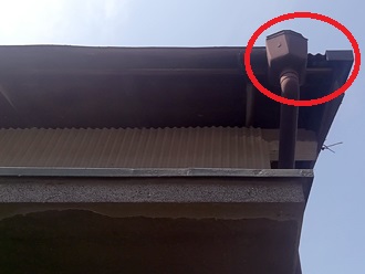 雨樋　破損箇所