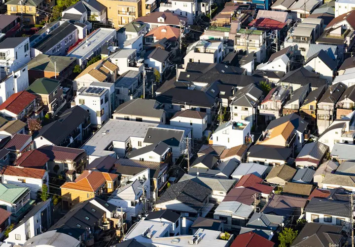 様々な屋根の住まい
