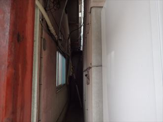 君津市　雨樋の新設位置