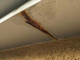 富津市　板金の錆