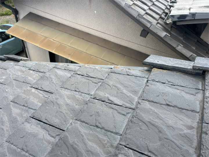 ケラバ瓦の破損