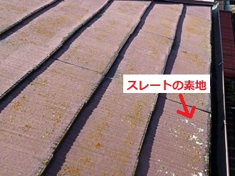 軒先付近　素地