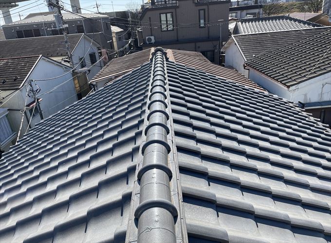 棟の歪みは確認されませんでした