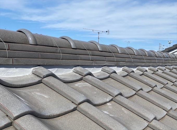 漆喰詰め直し完了