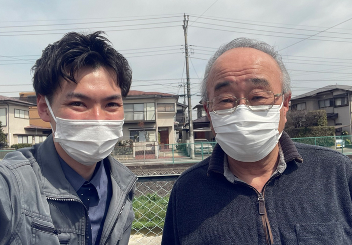 遮熱塗料を使用したスレート屋根塗装工事をご依頼頂いたF様