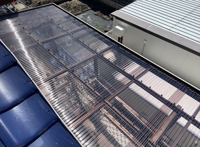 波板交換工事完了