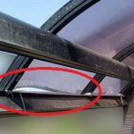 内側から見たポリカ平板