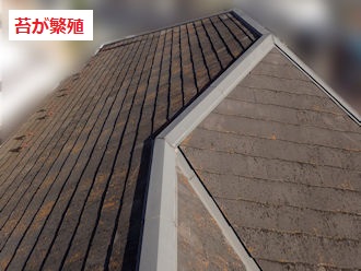 スレート屋根 塗装劣化