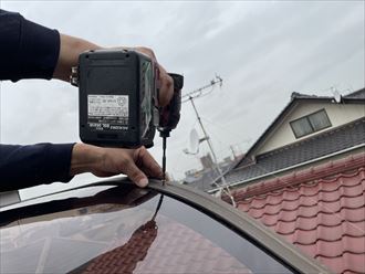 フレーム取り付け