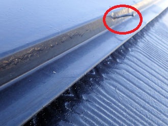 スレート釘浮き