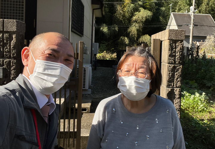 セメント瓦屋根の屋根葺き替え工事によるリフォームをご依頼頂いたT様