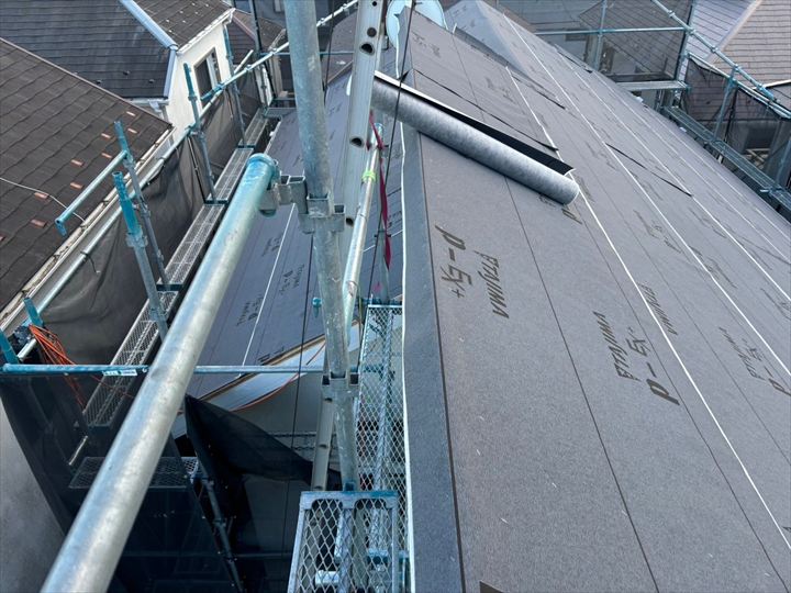 ルーフィング敷設