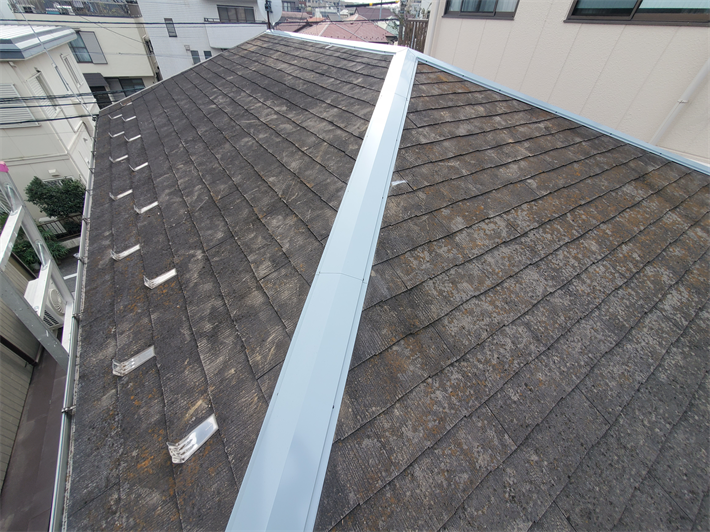 棟板金交換工事完了