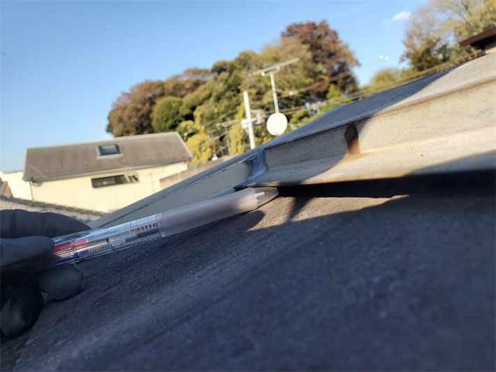 棟板金本体の浮き