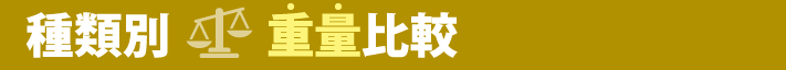 種類別　重量比較