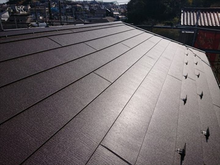 屋根葺き替え工事スレートから金属