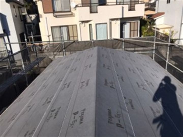 防水紙　改質アスファルトルーフィング