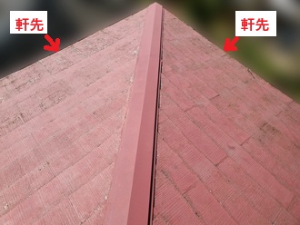 軒先近くの傷み