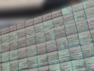 プレスセメント瓦 塗装劣化