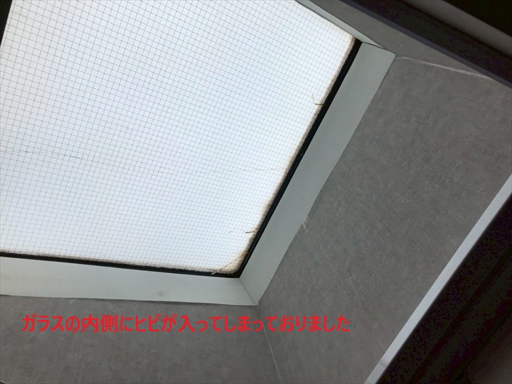 ひび割れたガラス