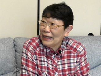 インタビュー中のお客様