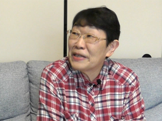 インタビュー中のお客様