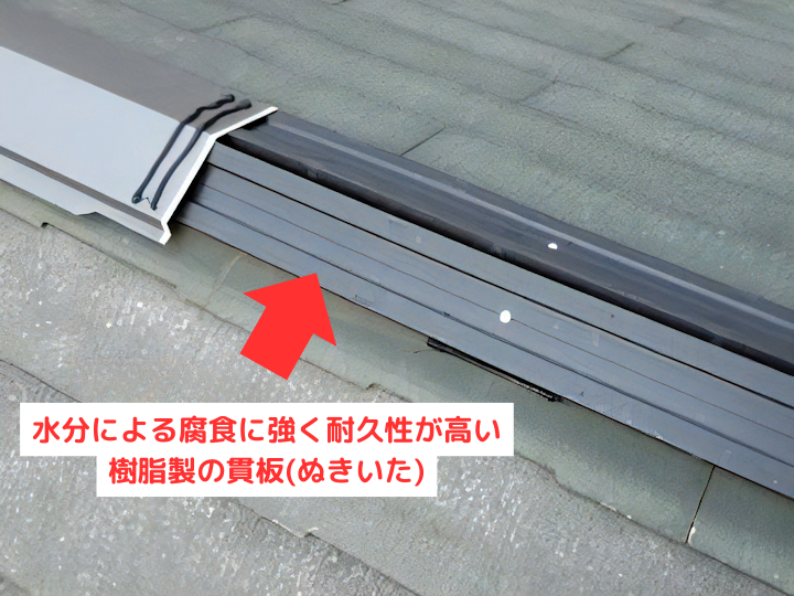 木製品に代わり樹脂製の貫板がおすすめ