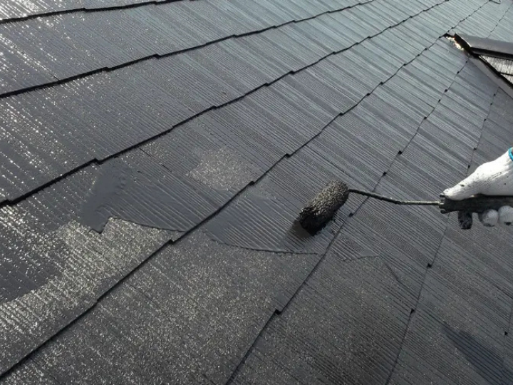 スレート屋根の塗装