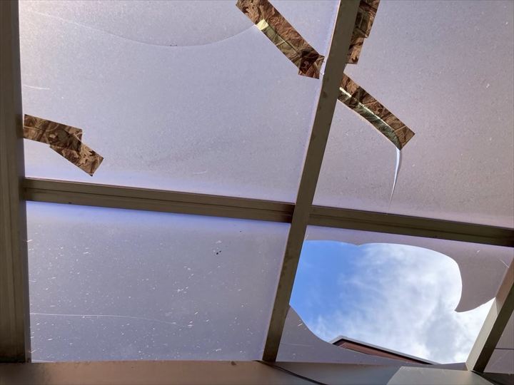 破損枚数と寸法の確認