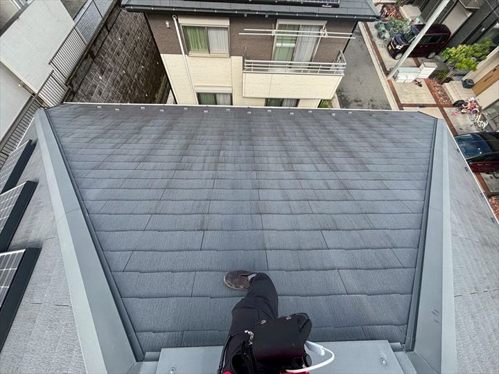 屋根全体を見下ろした状態