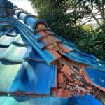 隅棟部分の大きな崩れ