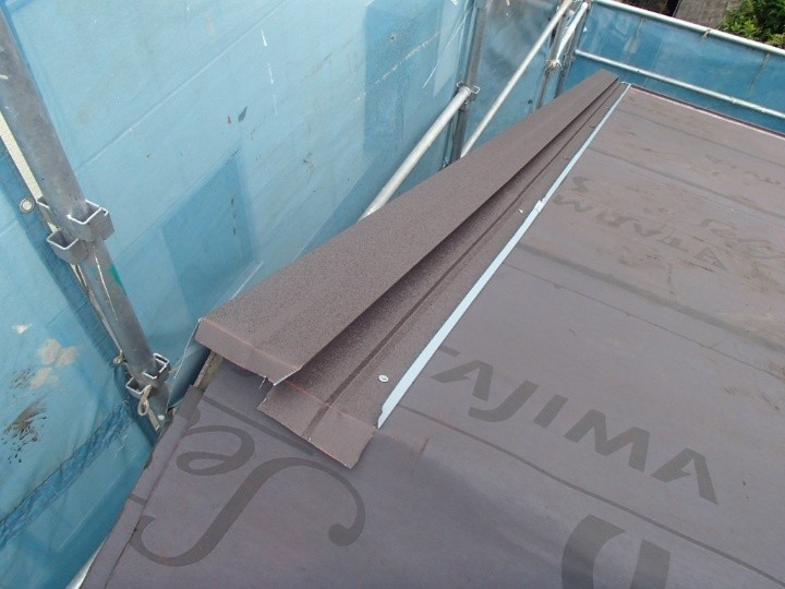 ケラバ水切りを設置