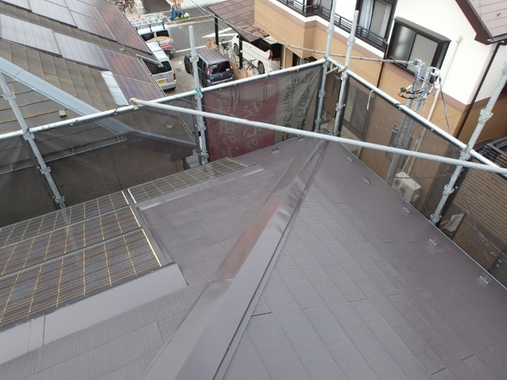 仕上げ塗装の風景