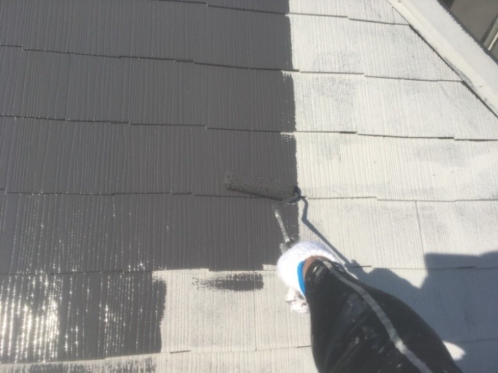 「中塗り」作業