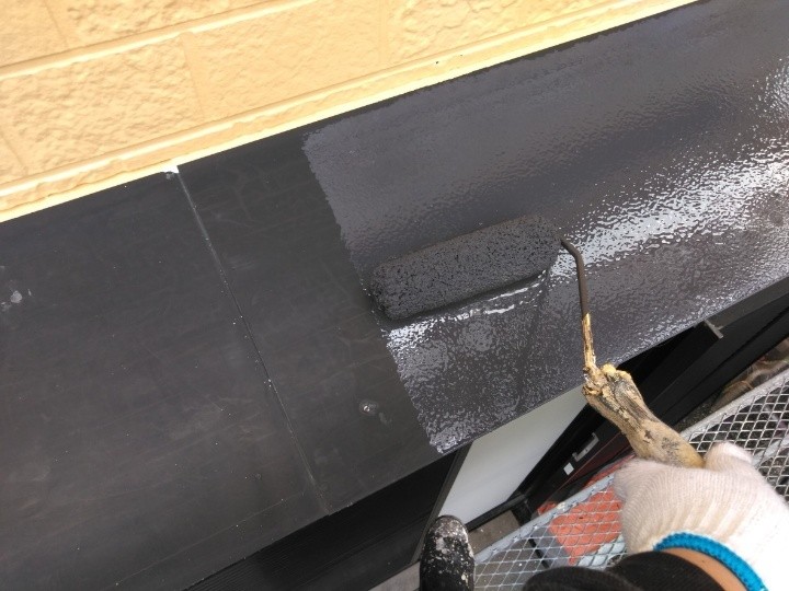 付帯部分（金属箇所）の塗装工事