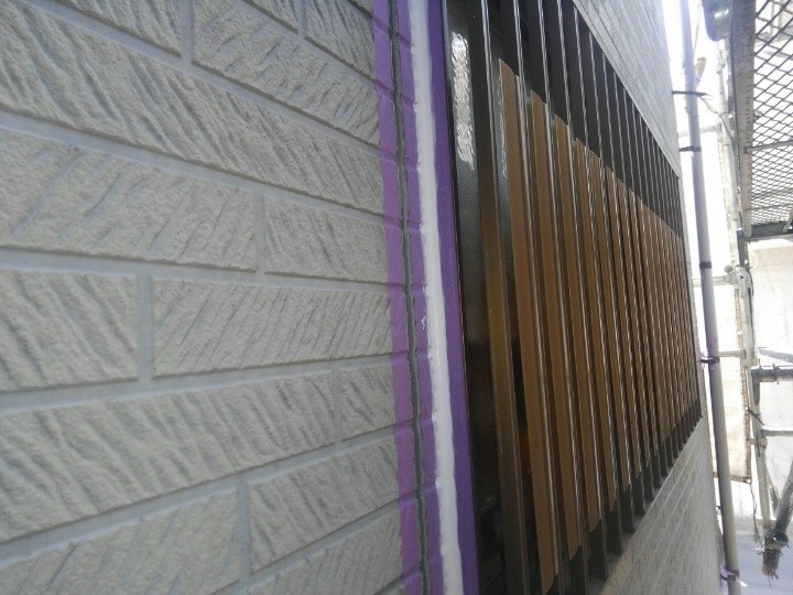 コーキング充填後の状態