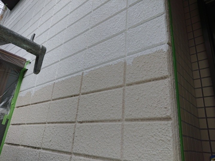 下塗り作業の工程