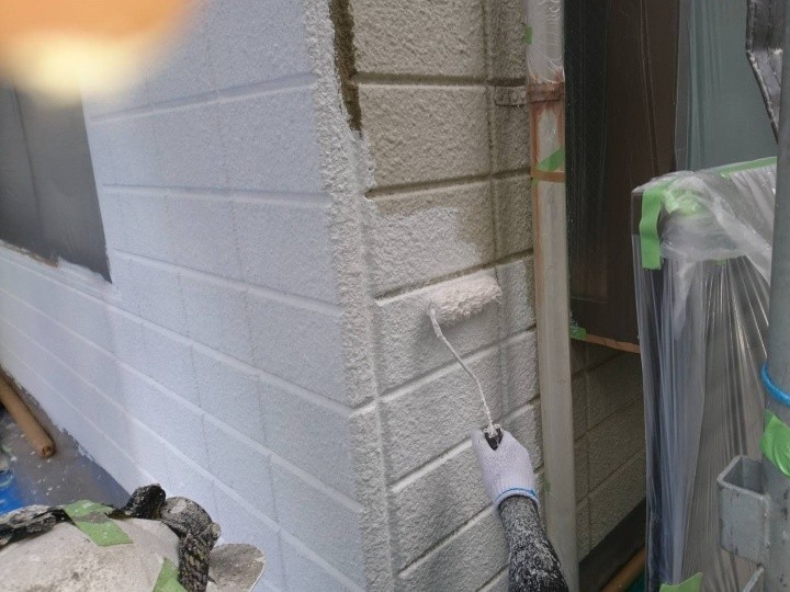 パーフェクトフィラーで「下塗り」作業