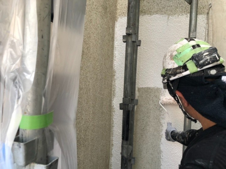 パーフェクトフィラーで下塗り